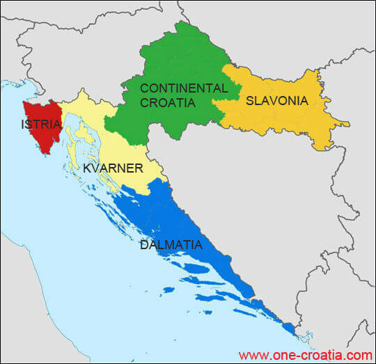 Kroatian kartta – 